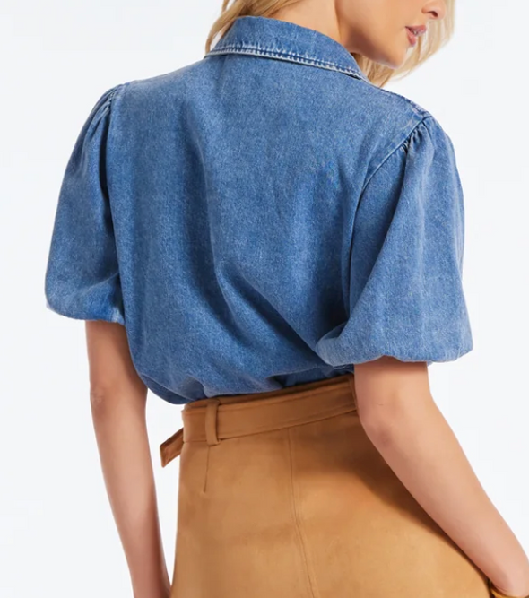Laurel Denim Top