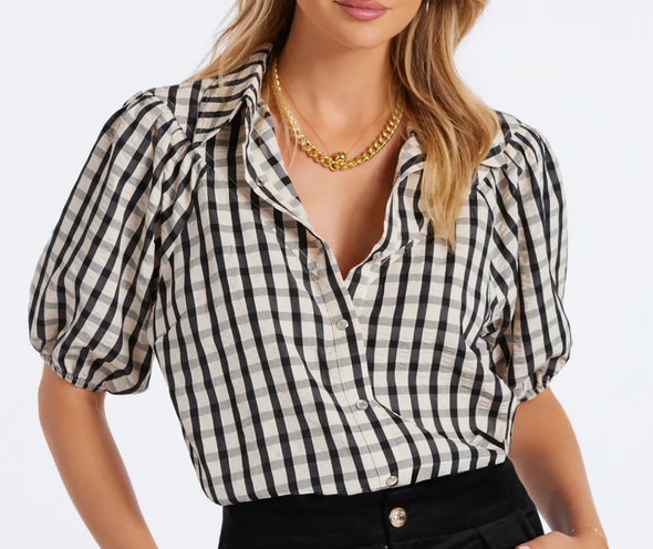 Laurel Gingham Top
