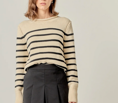 Striped Rollneck Sweater