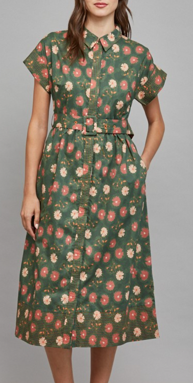 Dominino Floral Dress