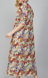 Soffi Lynn Stand Collar Maxi Dress