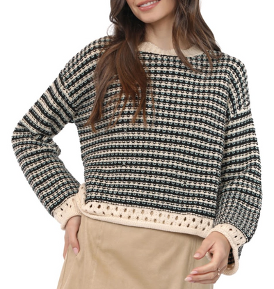 Samantha Contrast Sweater
