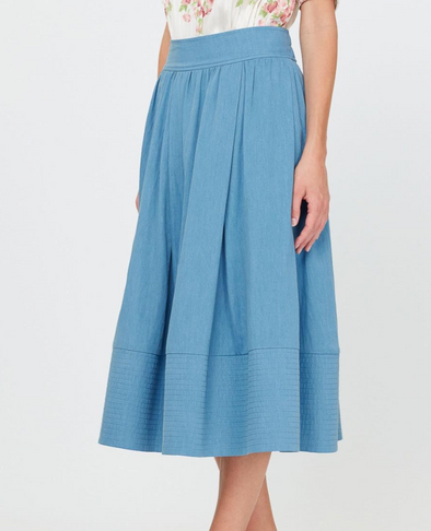 Hunter Denim Midi Skirt