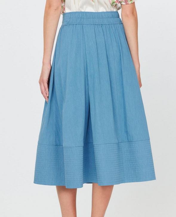 Hunter Denim Midi Skirt