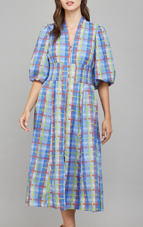 Crosso Plaid Dress