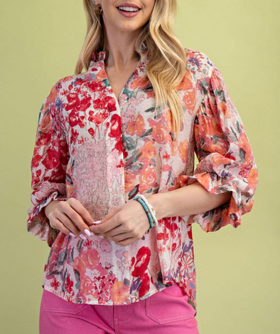 Esther Floral Top