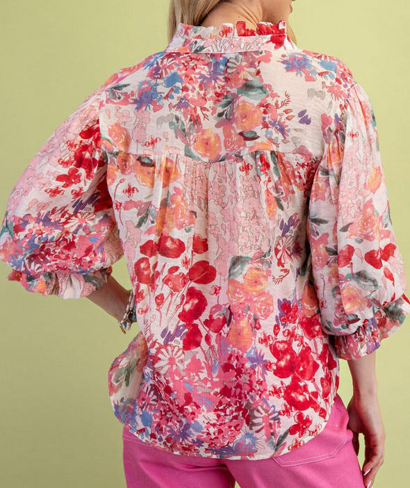 Esther Floral Top