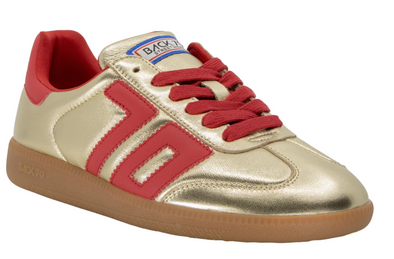 Cloud Red/Gold Sneaker