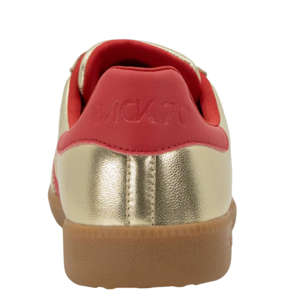 Cloud Red/Gold Sneaker