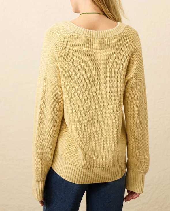 Sunwashed Henley Sweater