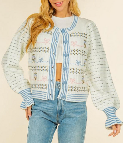 Leidra Bow Sweater