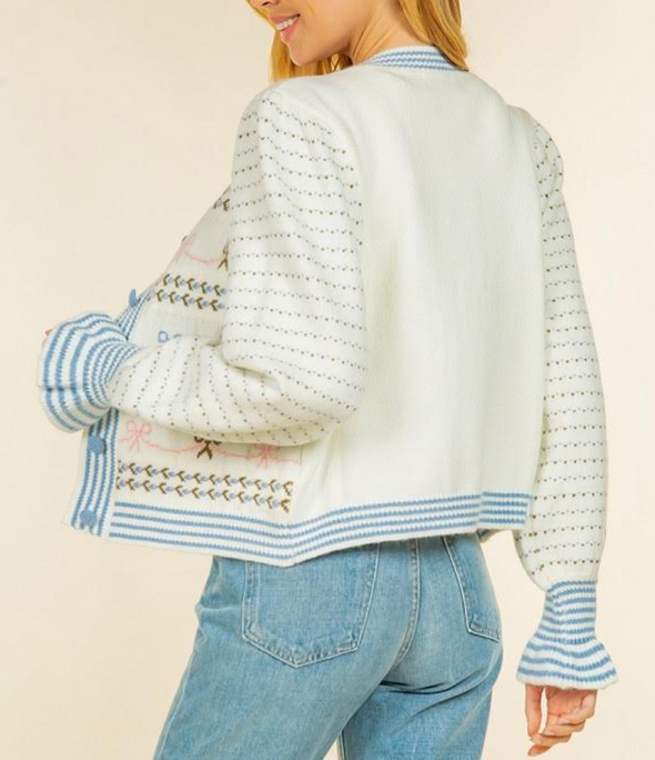 Leidra Bow Sweater