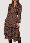 Embers Bloom Midi Dress
