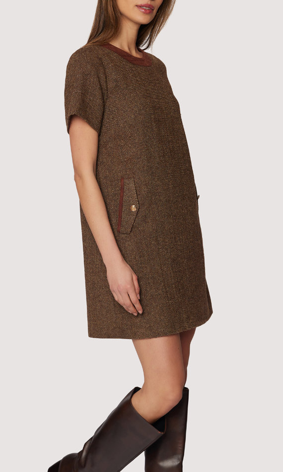Noble Embrace Mini Dress