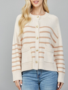 Calery Striped Cardigan Sweater