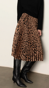 Nostalgia Pleated Midi Skirt