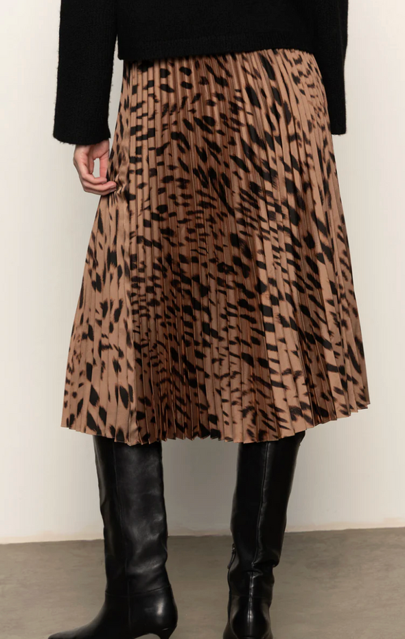 Nostalgia Pleated Midi Skirt