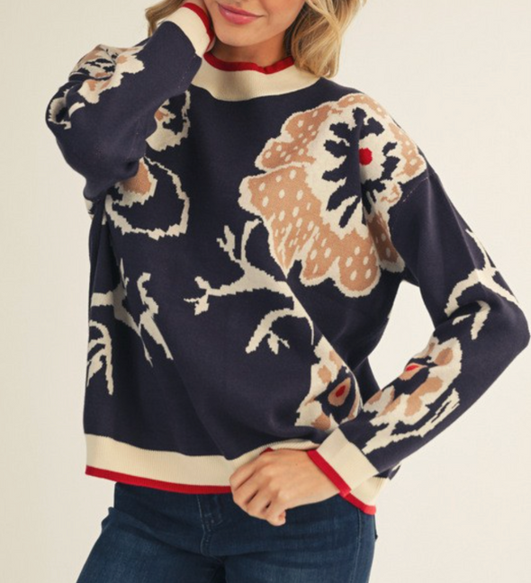 Rosha Floral Sweater
