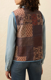 Indigo Quilted Patchwork Vest