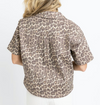 Denim Leopard Top