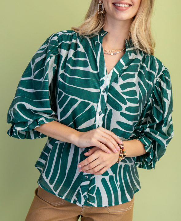 Forrest Puff Sleeve Top