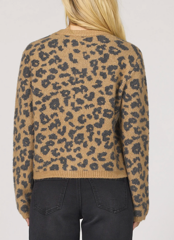 Amina Leopard Cardigan