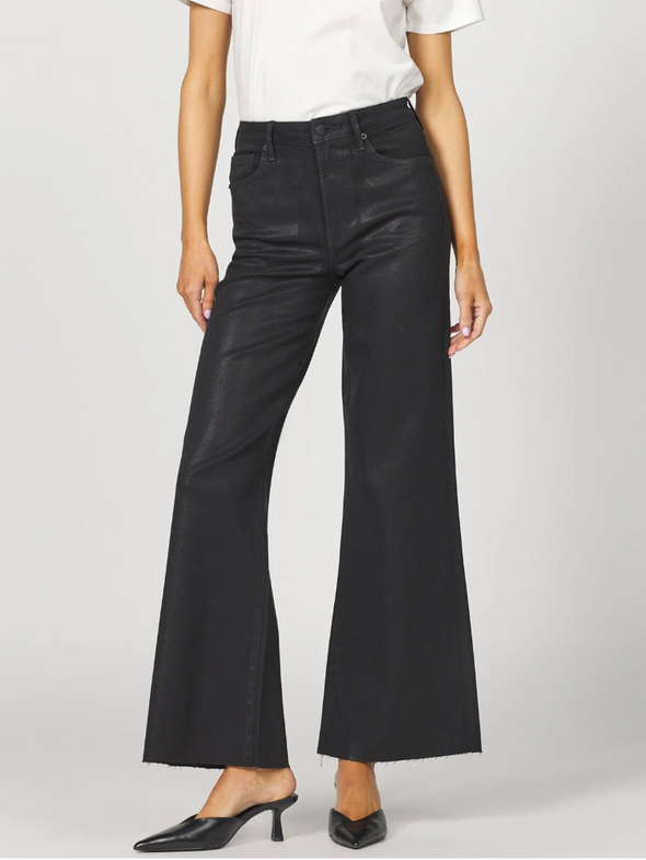 Fiona Coated Wide Leg Denim