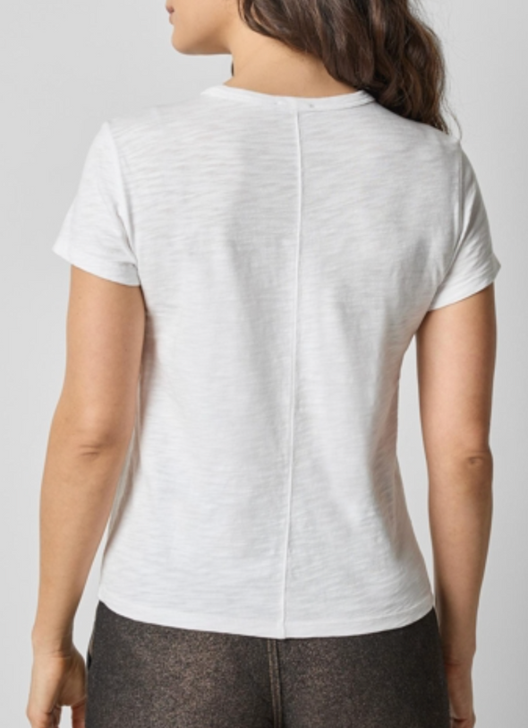 Metallic Printed Slub Tee
