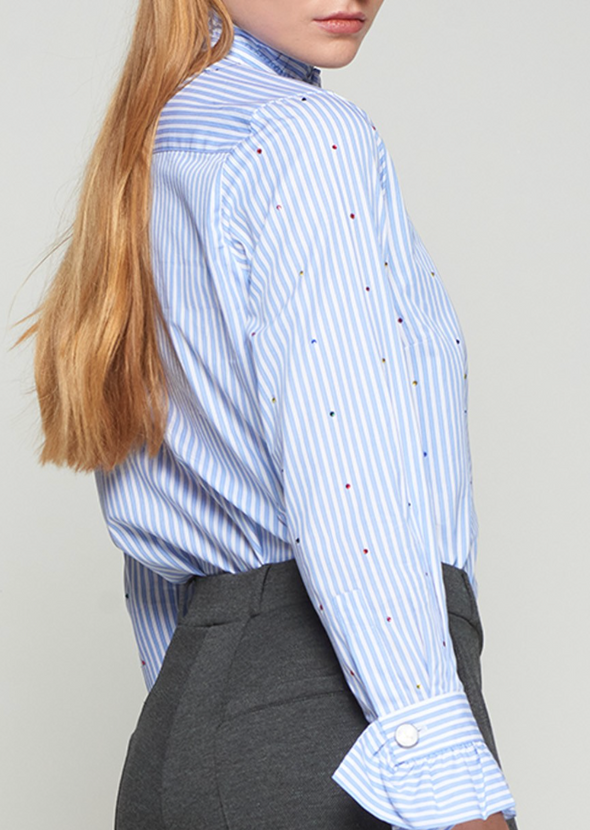 Bently Pinstriped Top