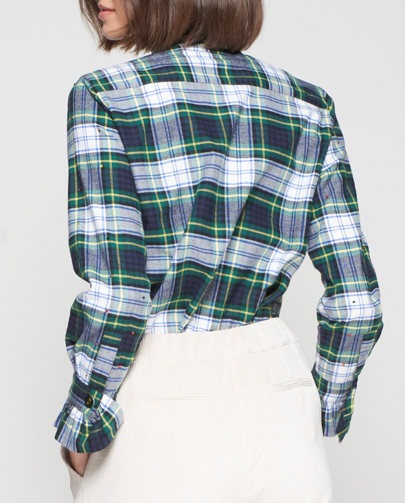 Paige Plaid Top