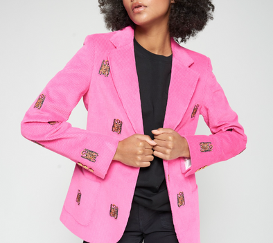 Tiger Corduroy Blazer