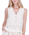 Ruffles Hem Vest