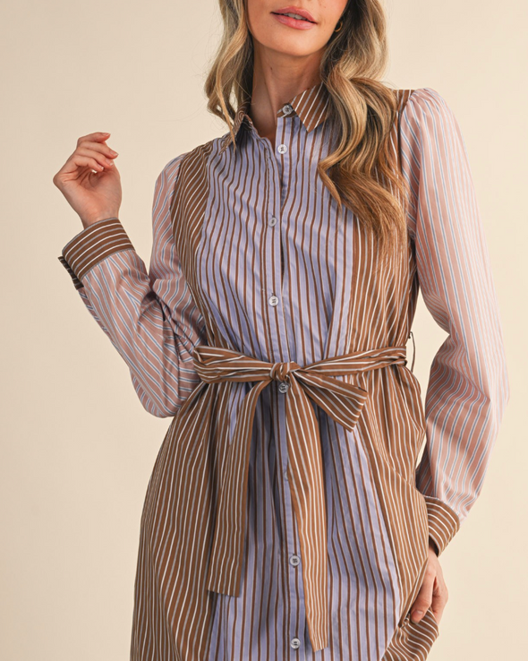 Waterways Striped Dress