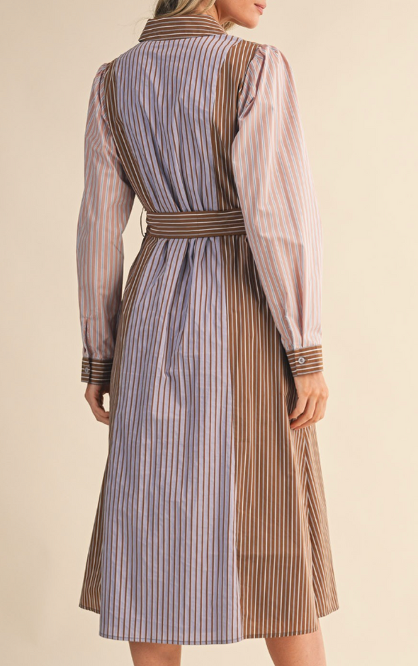 Waterways Striped Dress