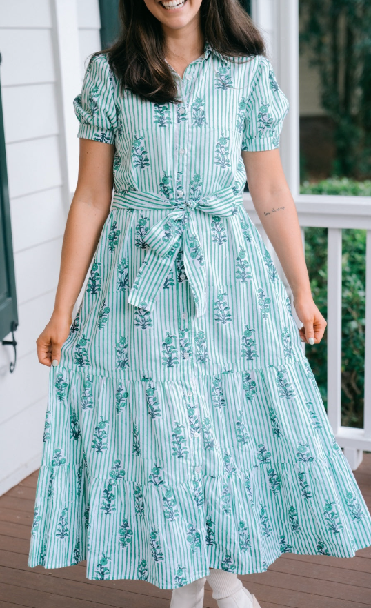 Val Pine Maxi Dress
