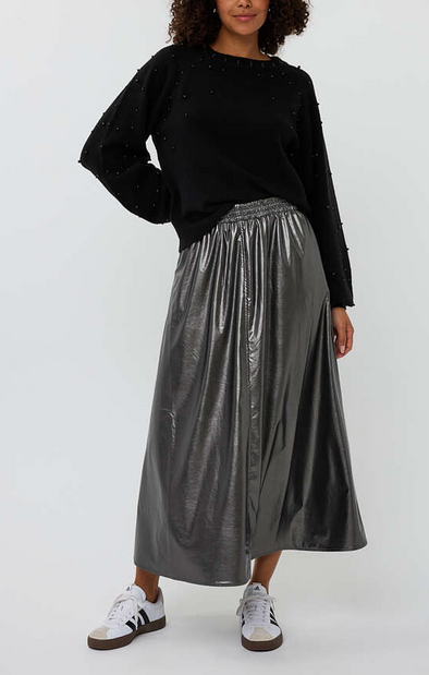 Natalie Vegan Leather Skirt