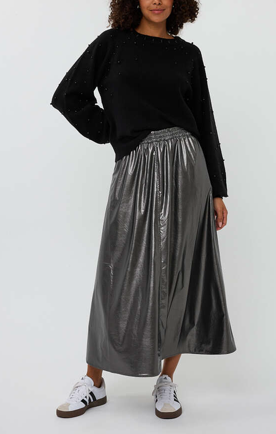 Natalie Vegan Leather Skirt
