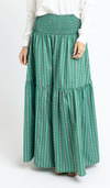 Cavia Floral Stripe Maxi Skirt