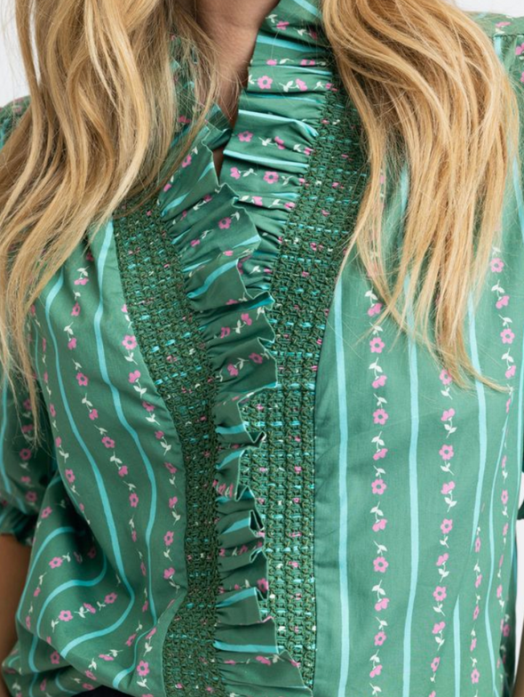 Limar Floral Striped Top