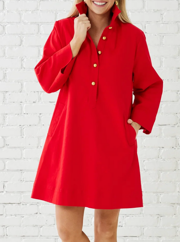 Cranberry Chloe Shift Dress