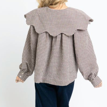 Petra Gingham Top