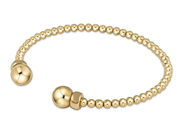 CG Gold 3mm Bead Cuff Gold