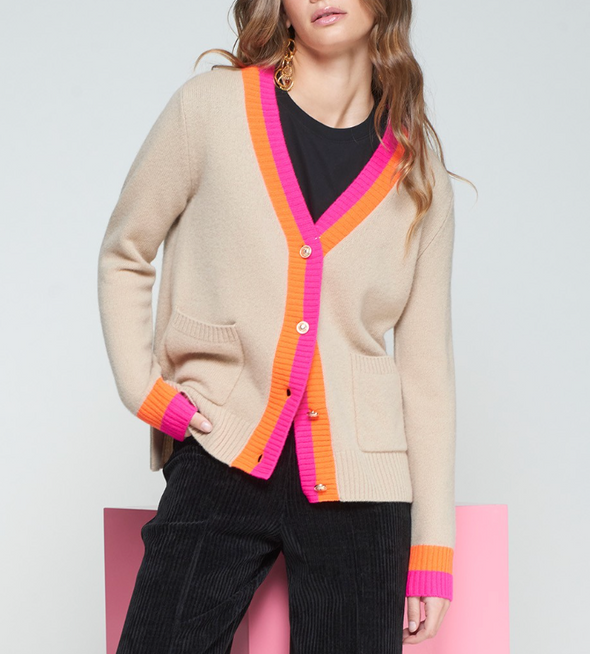 Sid Contrast Cardigan