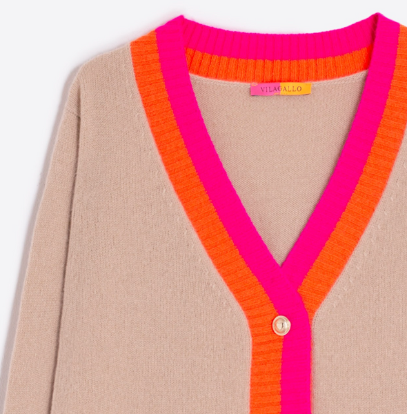 Sid Contrast Cardigan