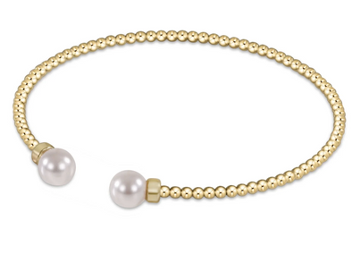 CG 2mm Bead Cuff Pearl