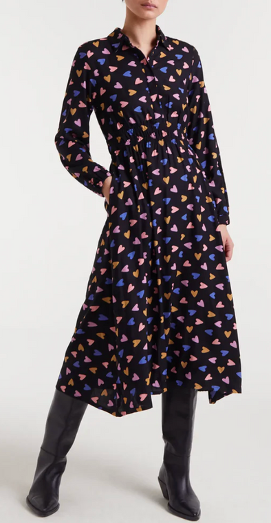Hearts Midi Dress