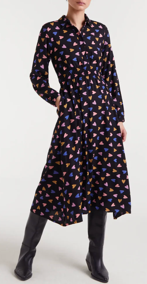 Hearts Midi Dress