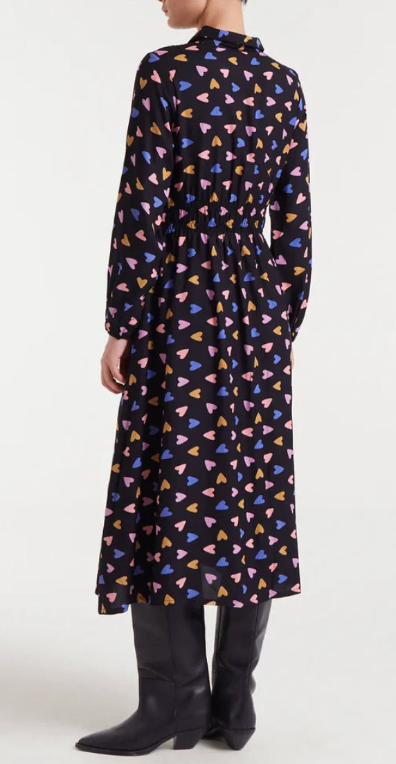 Hearts Midi Dress