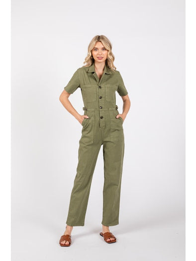 Short Sleeve Utility Coverall